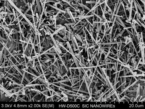 Silicon carbide nanowires